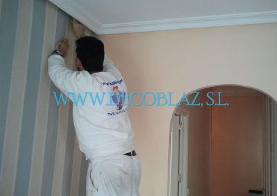 Pintar imitación papel pintado