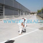 Pintor parking de empresa