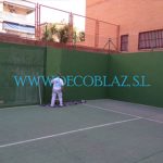 Pintar pistas de padel de la comunidad